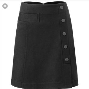 NWT Cabi Black Utility Ponte Skirt Sz 6